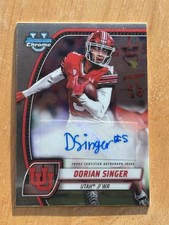 Dorian Singer 2024 Bowman Chrome U Prospect Auto Autograph #PA-DSI -Jaguars