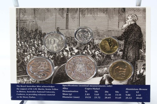 1996 Uncirculated Australia Mint Coin Set - Picture 2 of 3