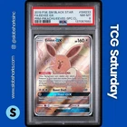 2019 POKEMON SM BLACK STAR PROMO PIKA & EEVEE GX SP COLL. #SM233 EEVEE GX PSA 8