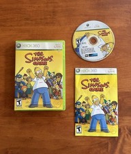 The Simpsons Game (Microsoft Xbox 360, 2007) CIB Complete & Tested FREE SHIPPING
