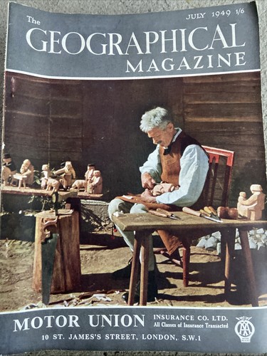 Bundle Of The Geographical Magazine 14 Issues 1936 -1949 - Picture 3 of 15