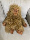 Vintage 1988 Plush Creations Inc Long Hair Hairy Orangutan Monkey Ape Plush 15”