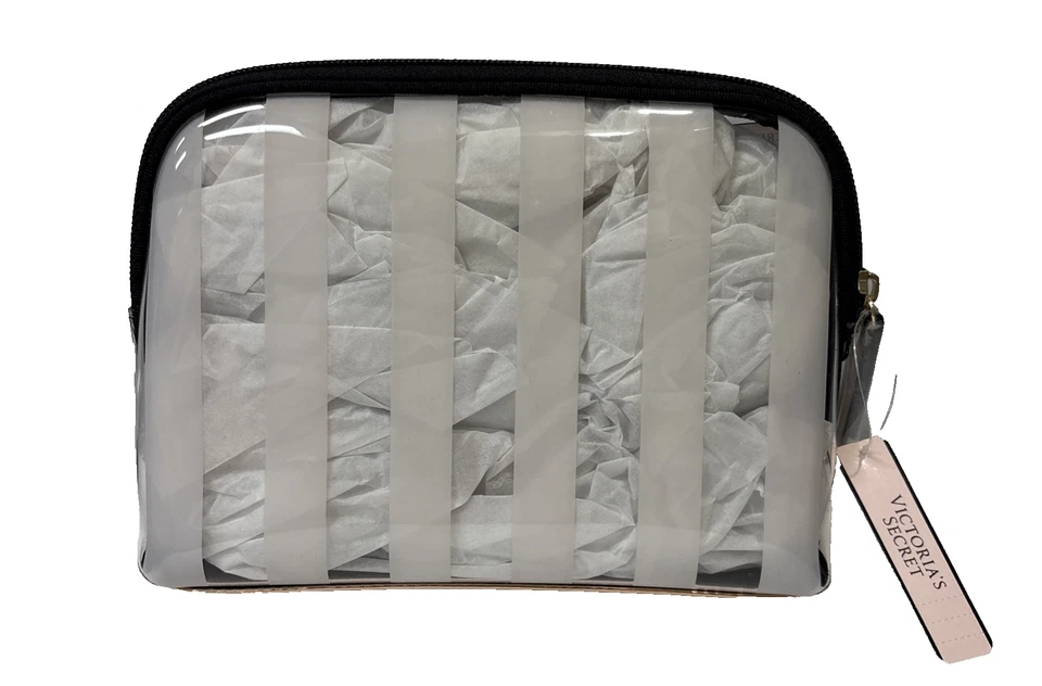 Victoria's Secret Hello Bombshell Bolso de Belleza Estuche de Maquillaje Cosmético VIAJE TRANSPARENTE Foto 4 de 4