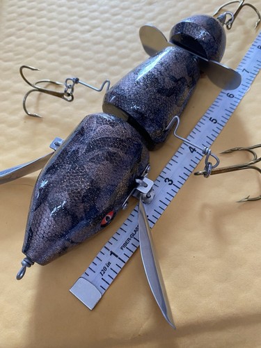 Musky Safari FrankenSpitz XL SNAKESKIN Scott Kleinschmidt Creeper Angelköder