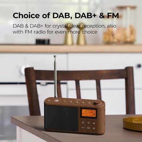 i-box DAB/DAB+ & FM Radio Mains and Battery Powered Portable DAB Radios Digital - Picture 4 of 6