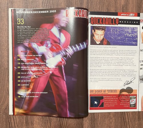 Rockabilly Monthly Magazine-Nov/Dec 2005 #29 - Reverend Horton Heat / Horrorpops - Imagen 2 de 2