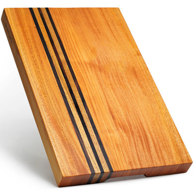SHUMARU Mahogany Wood Cutting Board   Edge-Grain,19x12x1.6 