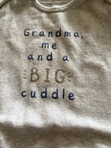 3 Carters Carter's Grandma or Grandpa Romper One-Piece Outfits *used* 24 months - Picture 9 of 11