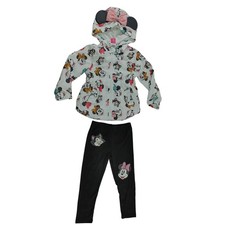 Disney Junior Minnie Mouse Girls Outfit Set Size 4 Jacket Leggings