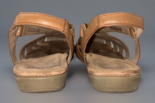 Earth Origins Berri weite Damen-Sandalen 8,5 breit braun Fersenriemen - Bild 7 von 12
