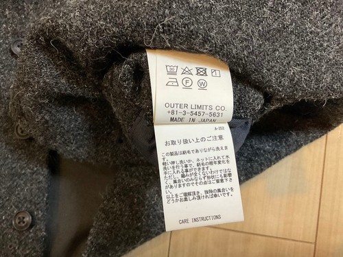 Rare Size 52 Nigel Cabourn Mallory Wool Vest Gray Made in Japan F/S - Picture 8 of 9