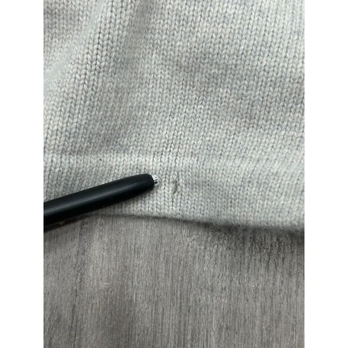 Lauren Ralph Lauren Damen grau Wolle Kaschmir Angora Knebel Strickjacke Staubtuch Lg - Bild 13 von 17