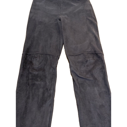 LYSSE Wildleder-Leggings mit hoher Taille 10-1313-M8 in schwarz Knienaht Größe M - Bild 3 von 8