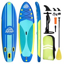 Inflatable Stand Up Paddle Board 10'6", Lightweight  Stable with 3-Fin Maneu...
