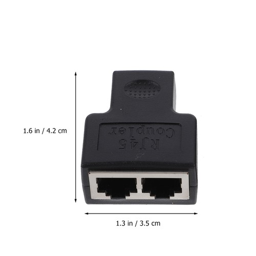 Netzwerk-Splitter Ethernet-Kabelanschluss Ethernet-Kabel-Splitter - 第 2/12 張圖片