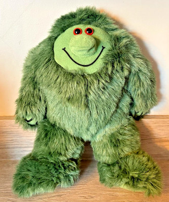 Muzzy Plüsch BBC Sprachkurs 12 Zoll Vintage grün Monster Alien Stofftier Plüsch