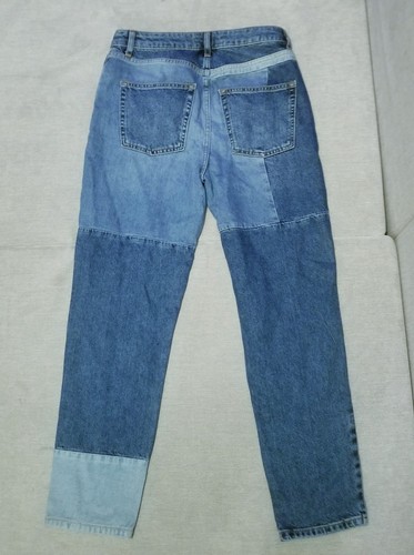 Free People We The Free Jeans Patchwork Denim Size 28x28 - Picture 3 of 9