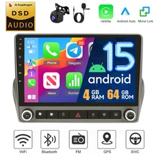 Qualcomm 4+64G Android 15 Carplay Car GPS Radio For Chevrolet Camaro 2010-2015
