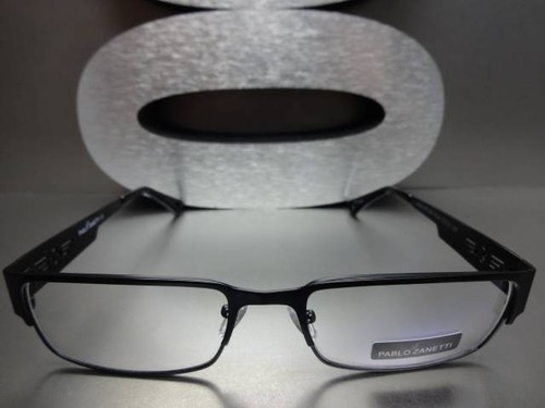 Classy Elegant Modern Contemporary READING EYE GLASSES Square Black Metal Frame - Picture 5 of 11
