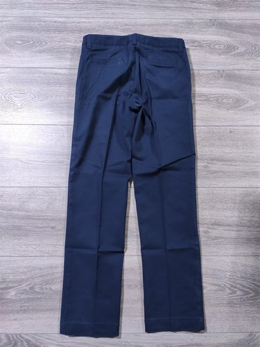 Lands End Pants Girls Size 12 Blue Navy School Uniform Adjustable 25" Inseam - Picture 8 of 8