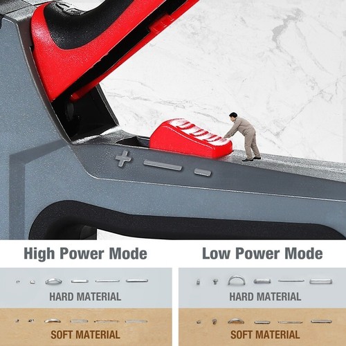 WORKPRO 6-in-1 Staple Gun Manual Brad Nailer w/4000 Counts Staples Stapler Nail - Picture 10 of 12
