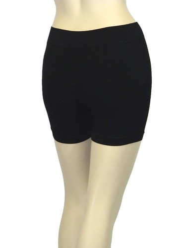 Basic Uni kurze LEGGINGS Skinny Shorts Seamless Stretch ONESIZE S02 - Bild 4 von 52