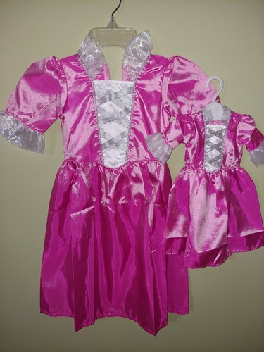 Girl and Doll Matching Princess Dresses (sizes 4-14) 18 inch doll - Picture 4 of 12