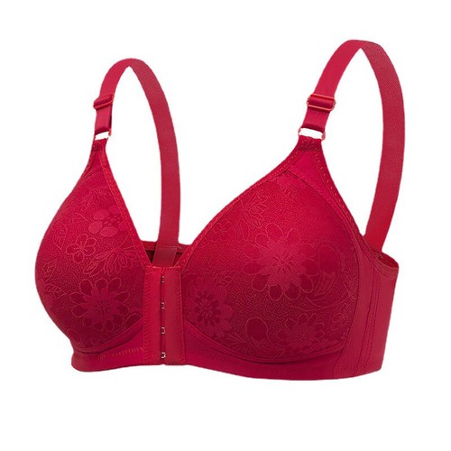 Ladies Push Up Bra Open Front Buckle Gathering Bralette Non-Wired Underwear - Picture 14 of 24