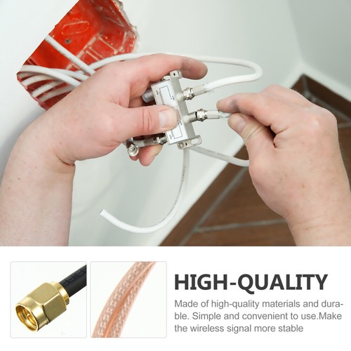 2 Pcs SMA Adapter Cable Antenna Connectors High Performance - Zdjęcie 12 z 12