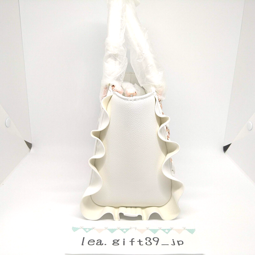 Samantha Vega 2WAY Bolso de Mano de Hombro Con Cordones Corazón Bijou Mini Blanco Japón Nuevo - Imagen 19 de 19