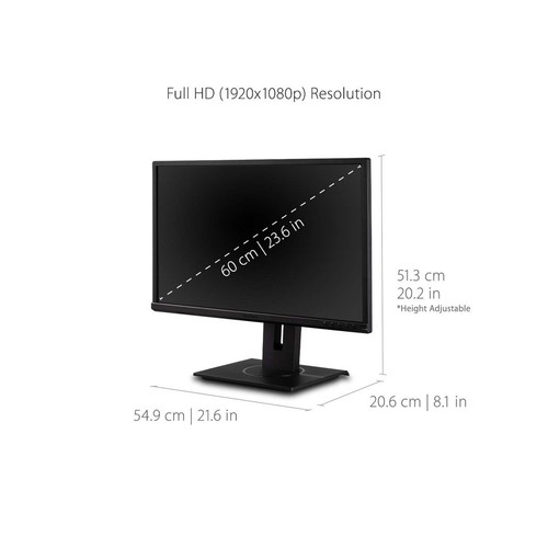 ViewSonic VG2440 24 Inch IPS 1080p Ergonomic Monitor with Integrate vDisplyMa... - Picture 3 of 5
