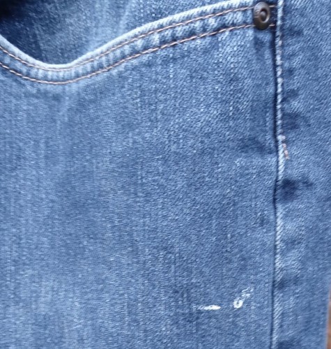 LEE DENIM JEANS Men's 38 Blue Dark Wash Straight Relaxed Fit 2055572 38"x34" - Picture 3 of 6