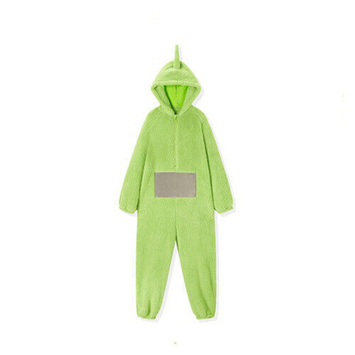Adult Kids Teletubbies Costume Disi Onesis Lala Cosplay Jumpsuit Pajama Fancy - Picture 16 of 21