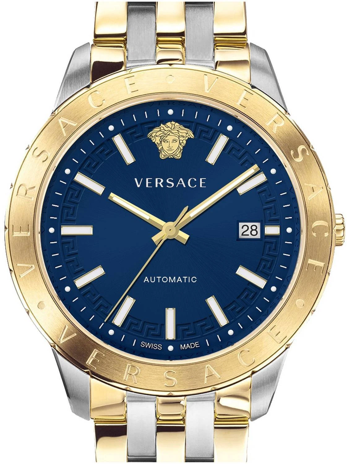 Orologio da polso uomo Versace universale 43 mm finestra data cinturino acciaio inox VE2D004