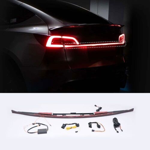 Black Rear Door LED Trunk Tail Light Lamp Fits For Tesla Model Y 2020-2024 - Picture 6 of 6