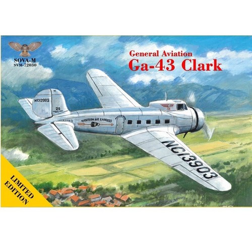 Ga-43 Clark (USA) SOVA-M SVM 72030 kit modellino aereo in plastica scala 1:72 - Foto 1 di 24
