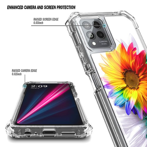 Funda protectora de pantalla incorporada con cubierta completa para T-Mobile Revvl 6/6 Pro 5G - Imagen 22 de 72