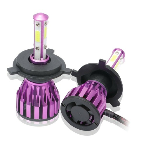 Pair 9003 H4 LED Headlight Bulbs Kit 10000W 1000000LM High/Low Beam Bright 6000K - Picture 6 of 13