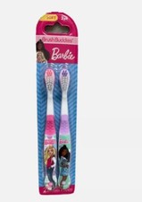 Toothbrush set Barbie Child soft 2 Pack Brush Buddies