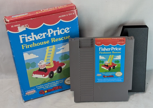 Fisher-Price: Firehouse Rescue (NES 1992) Spiel + Box, ohne Anleitung