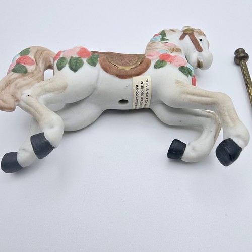 Hallmark Ornamento Tobin Fraley Porcelana Carrusel Caballo Sin Soporte - Imagen 16 de 22