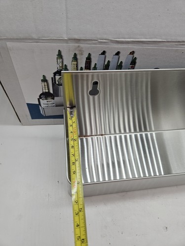 NUOVO Speed Rack Portabottiglie 5 Qt/Ltr Bottiglie Acciaio Inox SAN JAMAR B5522 - Foto 3 di 7