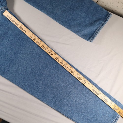L.L. Bean Double L Jeans Mens 32x34 Blue Relaxed Fit Fleece Lined Denim Vintage - Bild 10 von 13