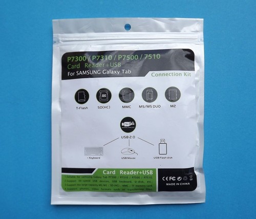 Nuevo Samsung Galaxy Tab 2 7" 7.7"" 10.1"" Tablet USB OTG Hub y Lector de Tarjetas SDHC TF - Imagen 2 de 2
