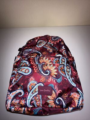 Vera Bradley Campus Paisley Jamboree Backpack Vera Bradley Campus Backpack Paisley Jamboree on Black  main image 3
