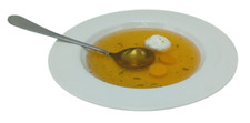 Display Faux Food Prop Matzo Ball Soup New
