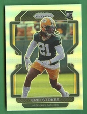 ERIC STOKES 2021 PRIZM FOOTBALL ROOKIE SILVER PRIZM GREEN BAY PACKERS