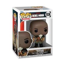 Funko Pop! Rebel Moon Titus #1536 -Colección Netflix - Nuevo con Estuche Blando Protector