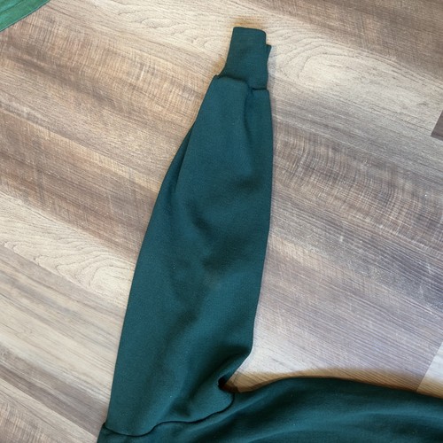 Vintage True 1970 S Green Zip Up Hoodie Talon Sz Small Forest Green - Picture 3 of 11