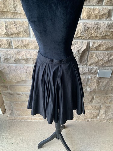AMERICAN APPAREL Midi Flare Black High Waist Fully Lined Skirt Women’s SZ XS 24” - Picture 5 of 20